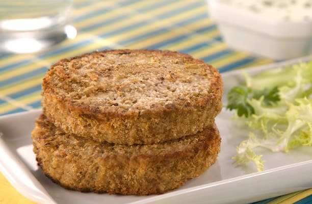 Hamburguesa de avena y lentejas