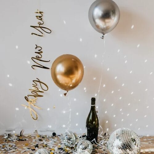 decoración de Año Nuevo