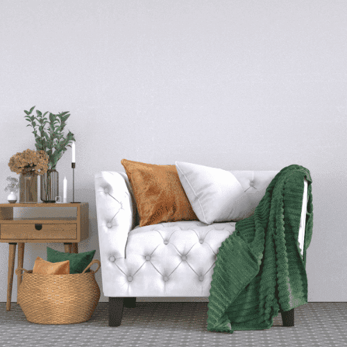Decoración de invierno cálida