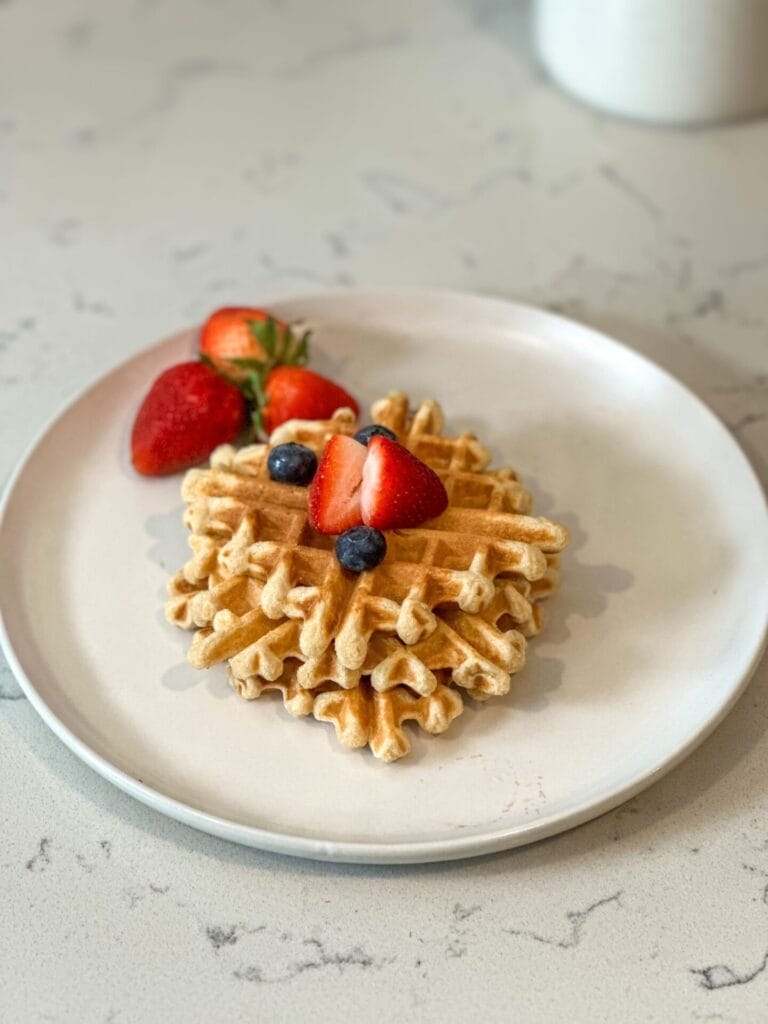 Waffles altos en proteína